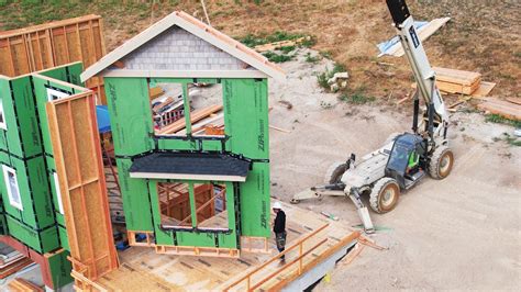 diy balloon frame house